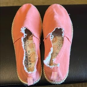 Vionic Beach Women's Pink Espadrille Shoes